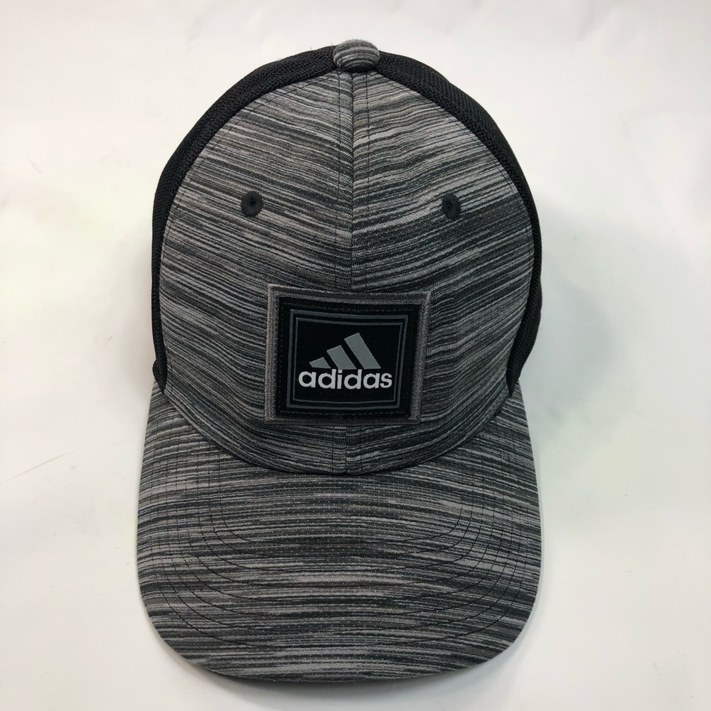 Adidas gray and black hat unisex one size